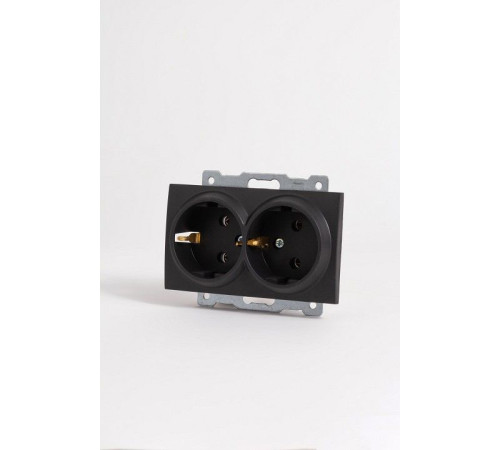 Розетка двойная с заземлением, без рамки Elbi Eleсtriс Zena Vega 609-014800-907