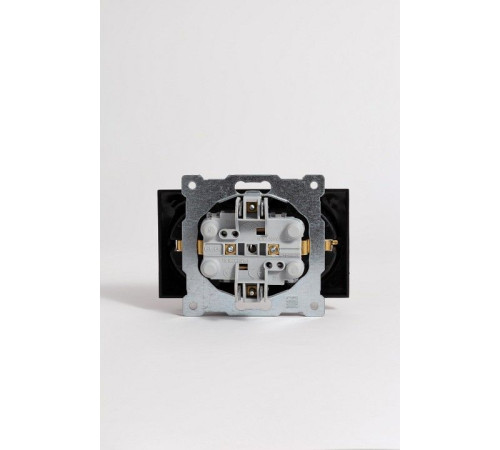 Розетка двойная с заземлением, без рамки Elbi Eleсtriс Zena Vega 609-014800-907