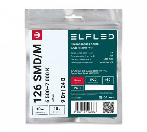 Лента светодиодная ELFLED ELFLED-1260SMD-FW-w