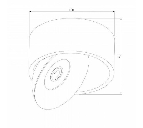 Накладной светильник Elektrostandard Glide a059332