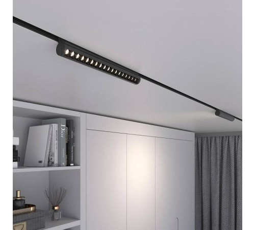 Накладной светильник Elektrostandard Slim Magnetic 12 Вт 3000 К черный a062998