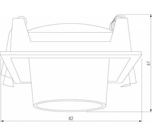 Встраиваемый светильник Elektrostandard Conner a063993