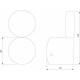 Накладной светильник Elektrostandard Brioni a064599
