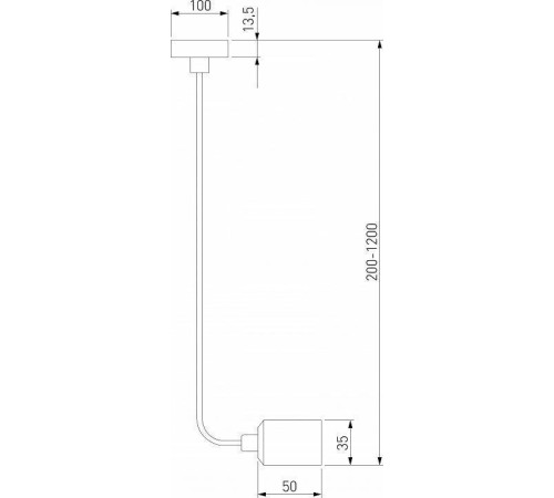 Подвес для трека Elektrostandard Esthetic Magnetic a065431