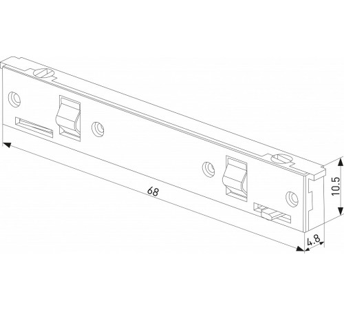 Соединитель линейный для треков Elektrostandard Mini Magnetic a067996
