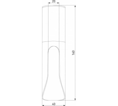 Накладной светильник Elektrostandard Apex 25113/LED 7W 4000K черный
