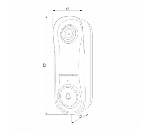 Звонок беспроводной с камерой Elektrostandard WF a069488
