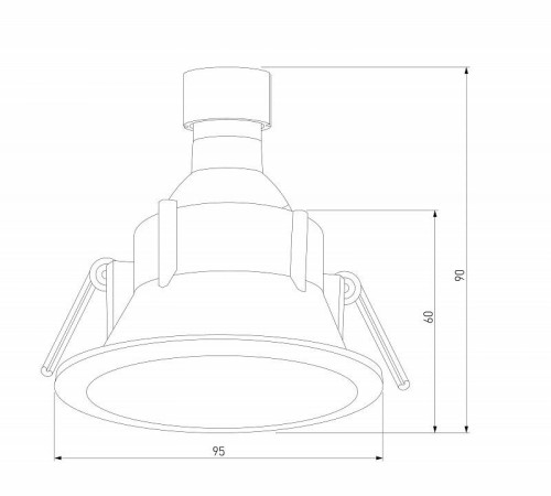 Встраиваемый светильник Elektrostandard Side 25059/01