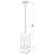Подвесной светильник Elektrostandard Frame 1528 TECHNO LED