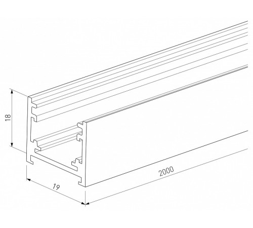 Трек накладной Elektrostandard Line Magnetic 85227/00