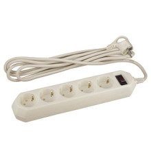 Удлинитель с выключателем Эра  USF-5es-5m-I