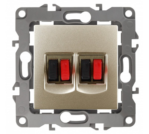 Розетка акустическая без рамки Эра Эра 12 12-3112-04