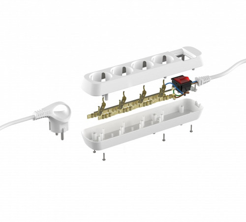 Удлинитель с выключателем Эра U-4es-3m-3x1