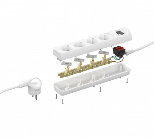 Удлинитель с выключателем Эра U-4es-3m-3x1