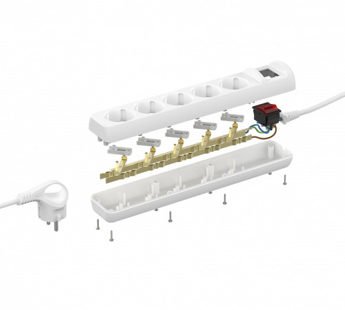 Удлинитель с выключателем Эра U-5es-3m-3x1