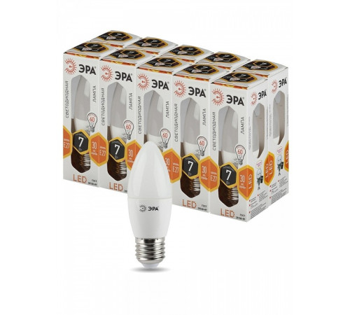 Лампа светодиодная Эра Стандарт LED B35-7W-827-E27