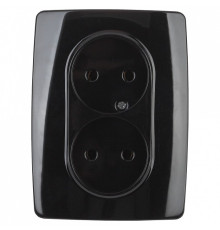 Розетка двойная без заземления Эра Эра 12 12-2107-06