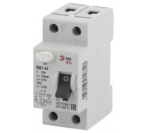 Устройство защитного отключения 2P Эра ВД1-63 NO-902-56