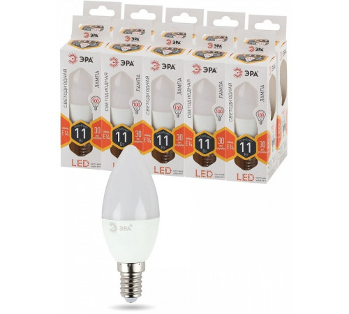 Лампа светодиодная Эра Стандарт LED B35-11W-827-E14