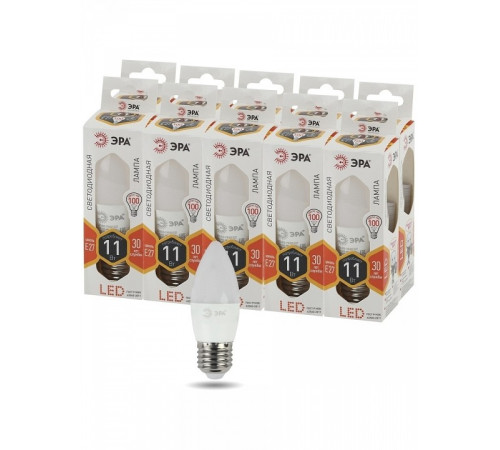 Лампа светодиодная Эра Стандарт LED B35-11W-827-E27
