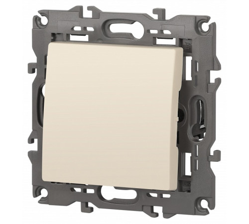 Выключатель одноклавишный без рамки Эра Эра Elegance 14-1101-02