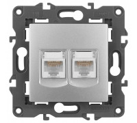 Розетка Ethernet RJ-45 без рамки Эра Эра Elegance 14-3108-03