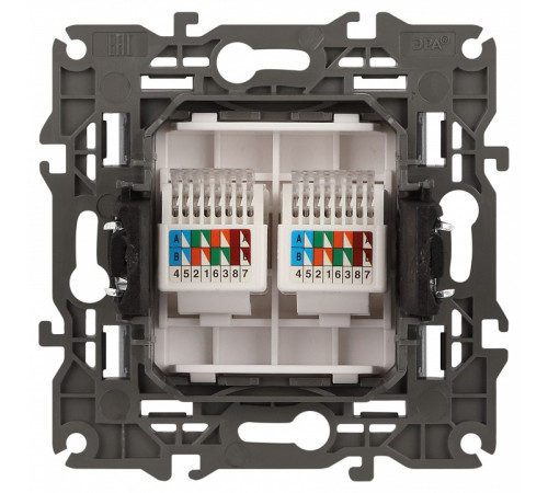 Розетка Ethernet RJ-45 без рамки Эра Эра Elegance 14-3108-03