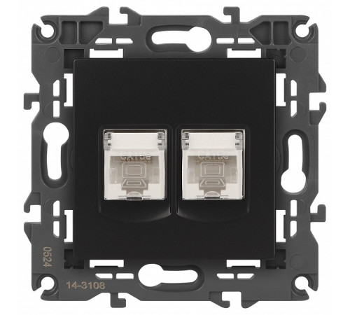 Розетка Ethernet RJ-45 без рамки Эра Эра Elegance 14-3108-05