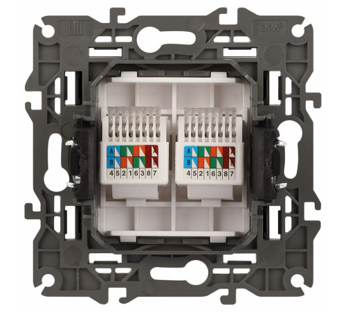 Розетка Ethernet RJ-45 без рамки Эра Эра Elegance 14-3108-05