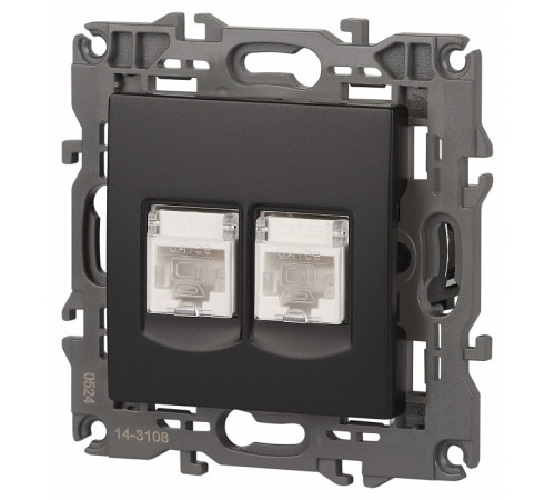 Розетка Ethernet RJ-45 без рамки Эра Эра Elegance 14-3108-05