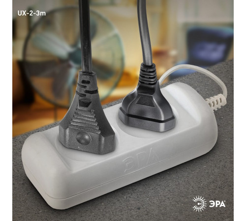Удлинитель Эра UX-2-3m