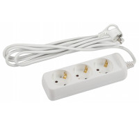 Удлинитель ЭРА U-3e 3 розетки с заземлением 10 м 3х1.5 мм² U-3e-10m-3x1,5