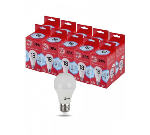 Лампа светодиодная Эра LED A65-18W-840-E27 R