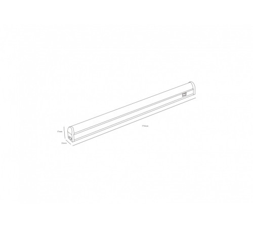 Светильник накладной ЭРА LLED-01 8 Вт 4000 К LLED-01-08W-4000-E
