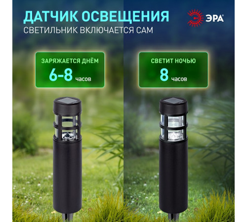 Наземный низкий светильник Эра ERASS12-01