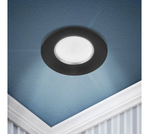 Встраиваемый светильник Эра KL107 BK/SL Б0061098