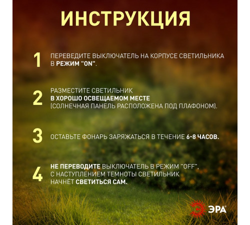 Наземный высокий светильник Эра ERASF23-28