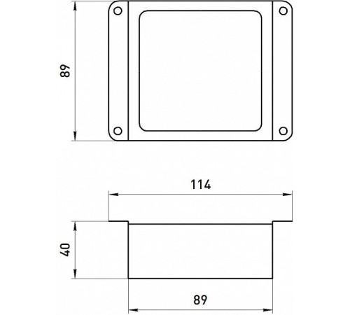 Светильник для потолка Грильято Эра SPO-646-3-4K-S6