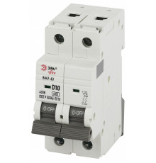 Автоматический выключатель 2P Эра ВА47-63 VA63-2P10D6