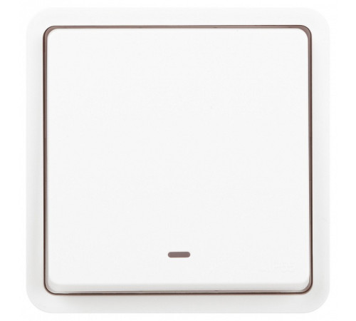 Переключатель одноклавишный с подсветкой Эра Эра Эксперт 11-1527-01