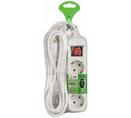Удлинитель с выключателем Эра UDL-16-350-ES