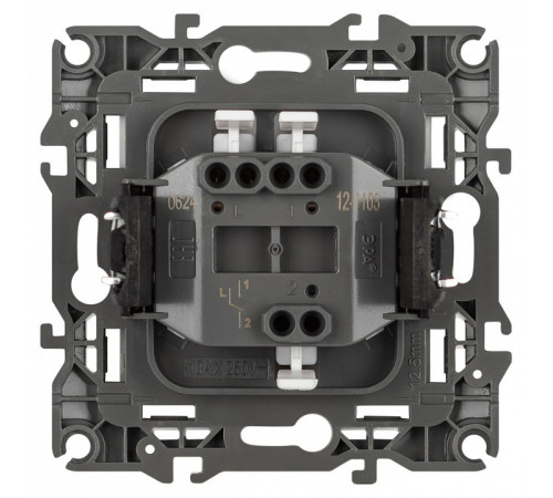 Переключатель одноклавишный без рамки Эра Эра 12 12-1103-01М