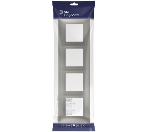 Рамка на 4 поста Эра Эра Elegance 14-5004-16