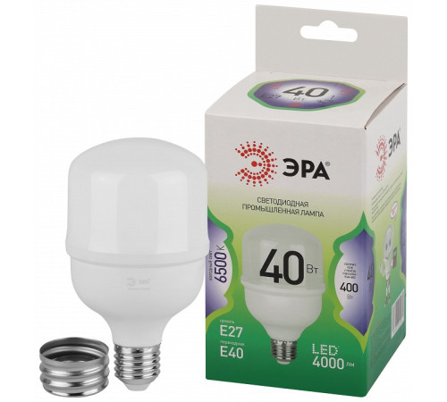 Лампа светодиодная ЭРА Green Line POWER T80 40 Вт 6500 K E27/E40 LED POWER T80-40W-865-E27/E40 GL