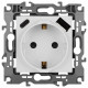 Розетка с заземлением и со шторкой и 2хUSB, без рамки Эра Эра 12 12-4108-01