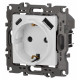 Розетка с заземлением и со шторкой и 2хUSB, без рамки Эра Эра 12 12-4108-01