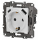 Розетка с заземлением и со шторкой и 2хUSB, без рамки Эра Эра 12 12-4108-01