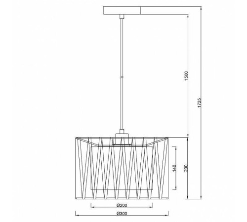 Подвесной светильник Escada Zambeze 10181/1S