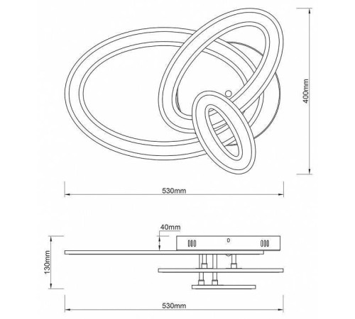 Потолочная люстра Escada Volume 10241/3LED