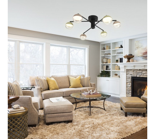 Люстра на штанге Escada DIVERSE 10271/6LED Gold/Copper